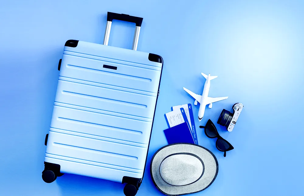 An image of vacation accessories