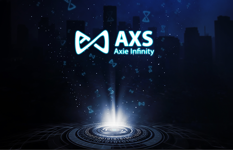 Axie Infinity symbol.